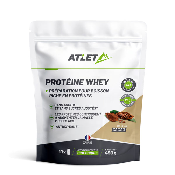 Protéine Whey Cacao Bio