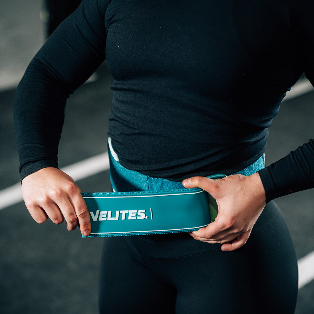 Ceinture Haltérophilie Bleue Taille L