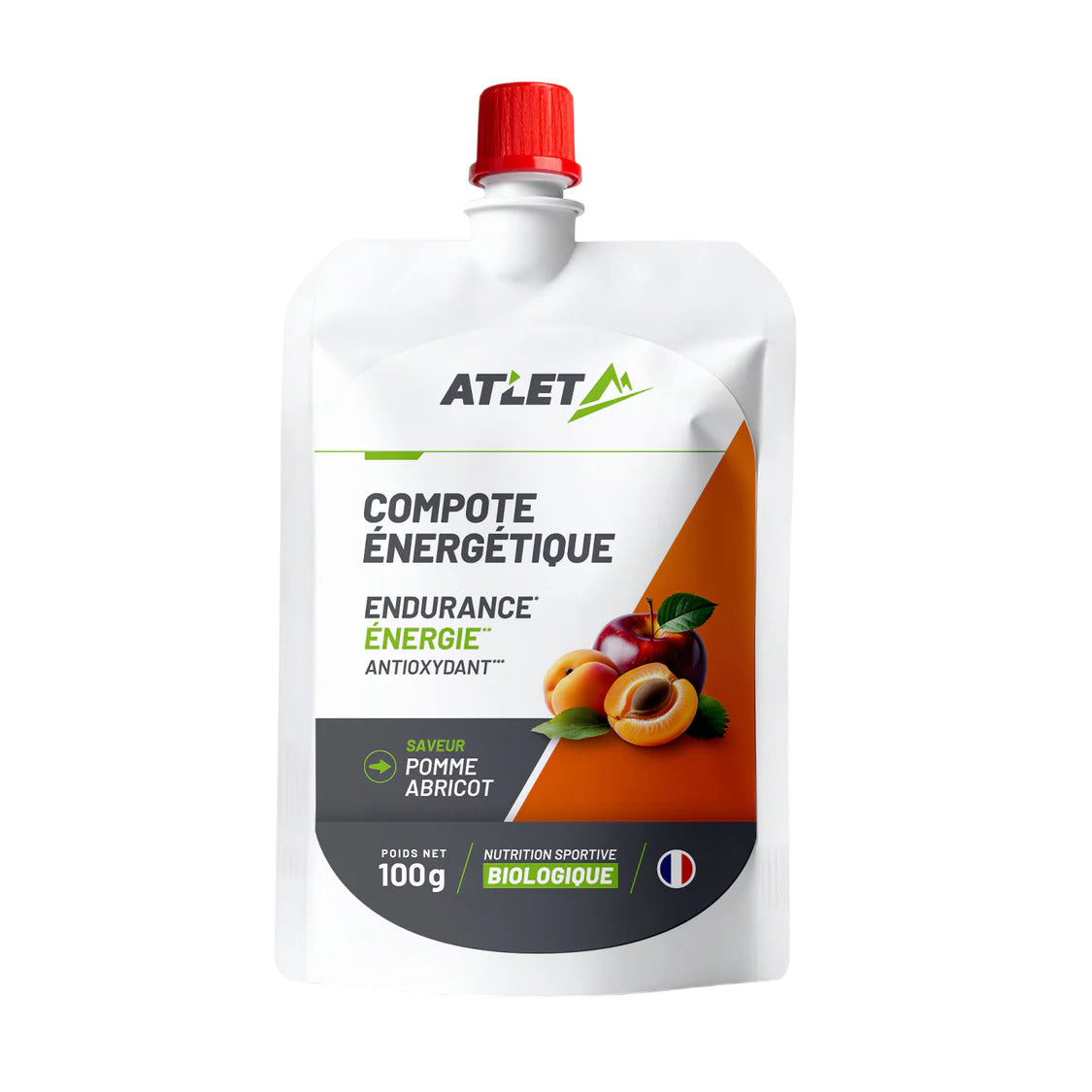 Compote Energétique Pomme Abricot Bio