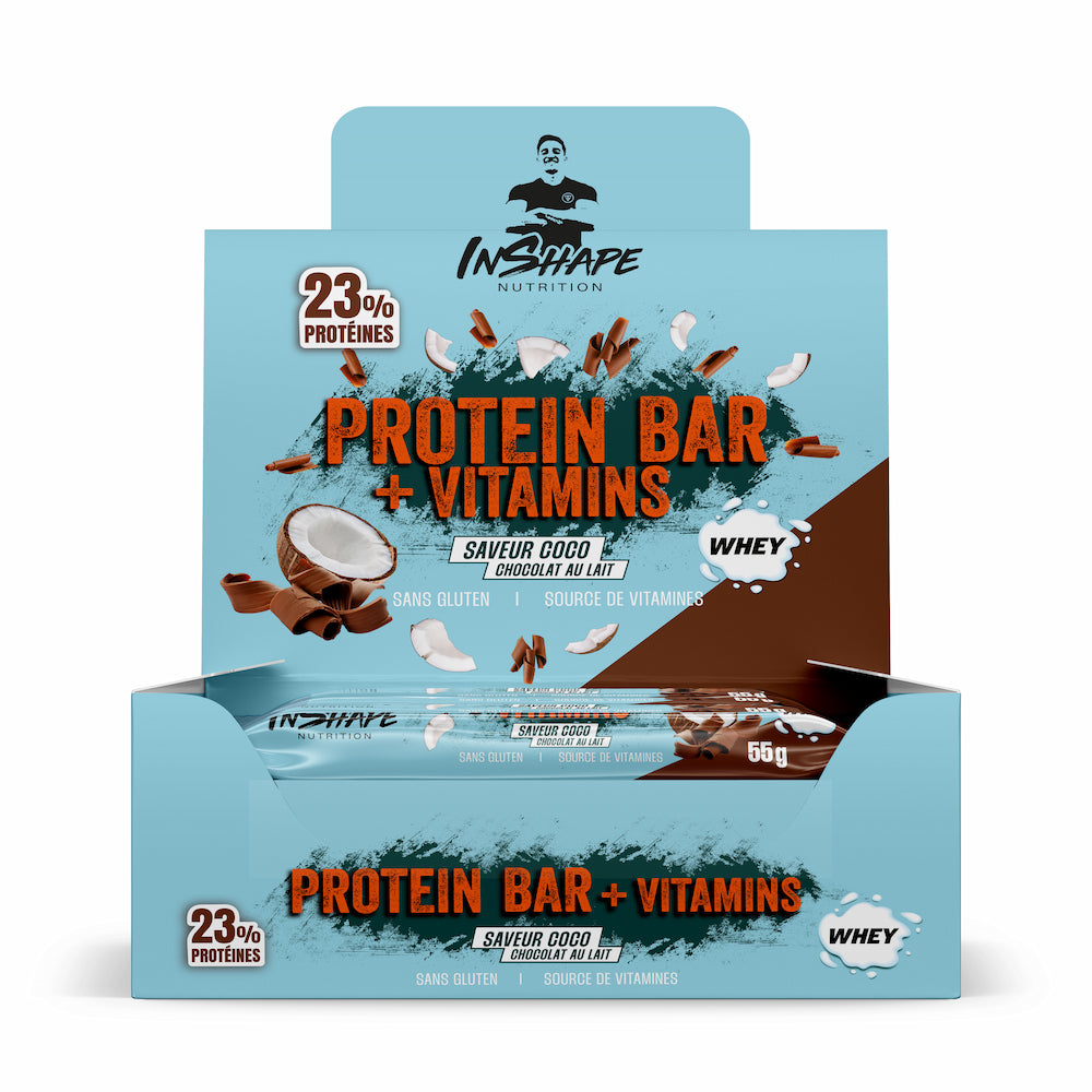 Protein bar + Vitamins