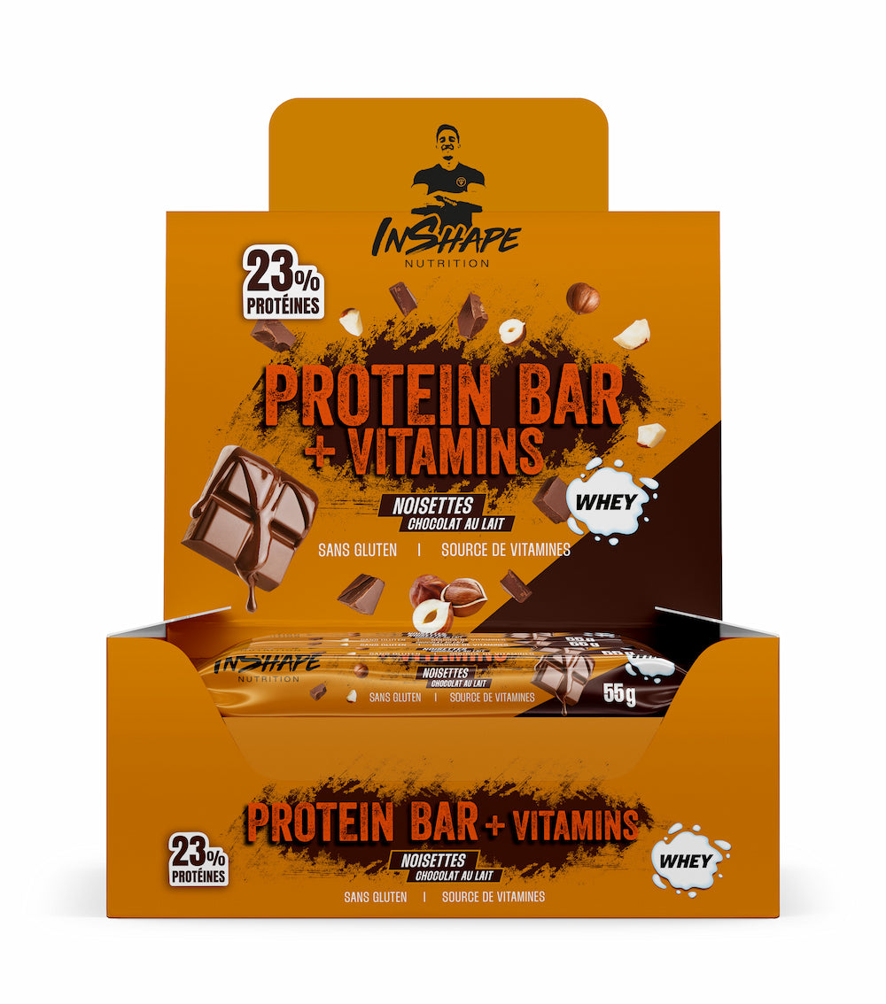 Protein bar + Vitamins