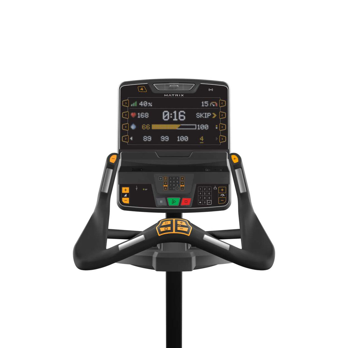 Vélo droit Performance console Premium Led